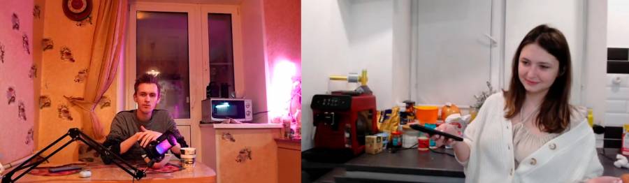 Колхас и Лиза проводят кукинг стрим